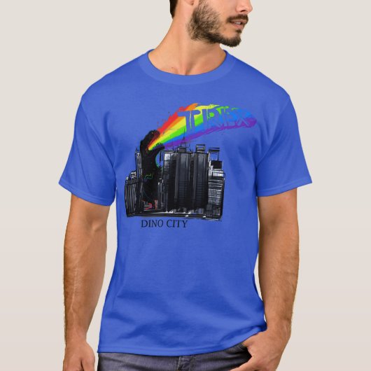 Dino City Mädchen T-Shirt (Vorderseite)