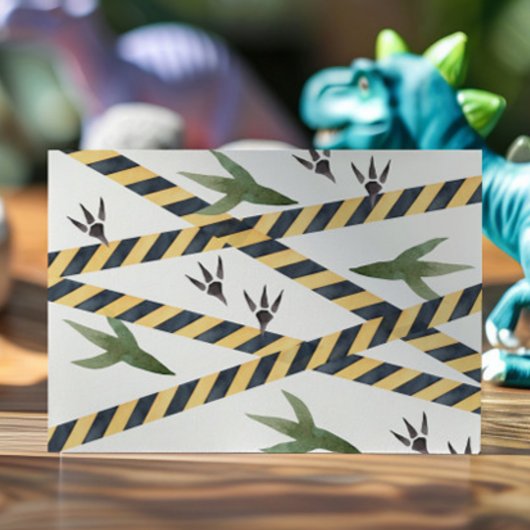 Dino Construction 2. Geburtstag Einladung