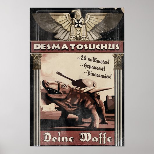 Dino D-Day: Desmatosuchus Poster (Vorne)