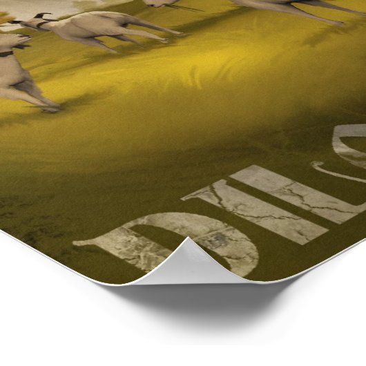 Dino D-Day: Dilophosaurus Poster (Ecke)