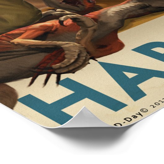 Dino D-Day: Hardgrave Poster (Ecke)