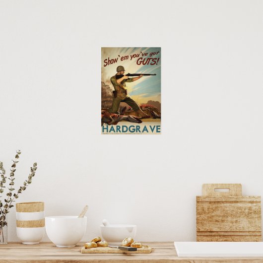 Dino D-Day: Hardgrave Poster (Küche)