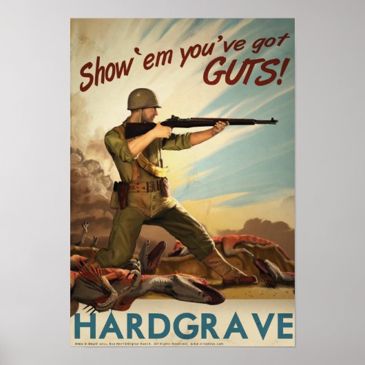 Dino D-Day: Hardgrave Poster (Vorne)