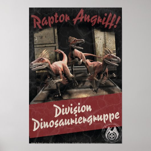 Dino D-Day: Raptor Assault Poster (Vorne)