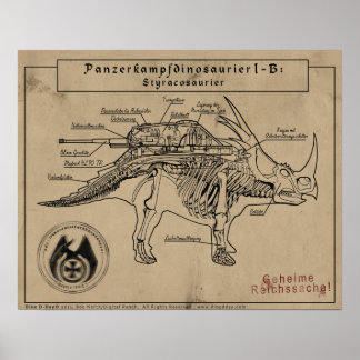 Dino D-Day: Styracosaur Poster