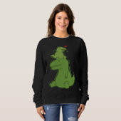 Dino Daddy with small Rex Dinosaur Sweatshirt (Vorne ganz)