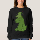 Dino Daddy with small Rex Dinosaur Sweatshirt (Vorderseite)