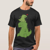 Dino Daddy with small Rex Dinosaur T-Shirt (Vorderseite)