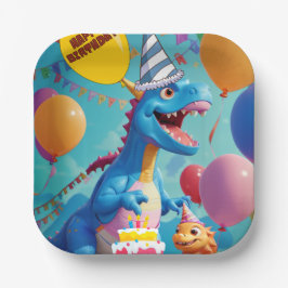 Dino Delight für Little Roarers Pappteller