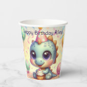 Dino Delight Paper Cups Pappbecher (Vorderseite)