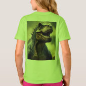 Dino Design Girls' Basic T-Shirt (Rückseite)