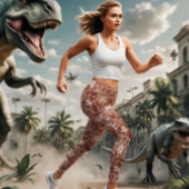 Dino Dig braun Leggings