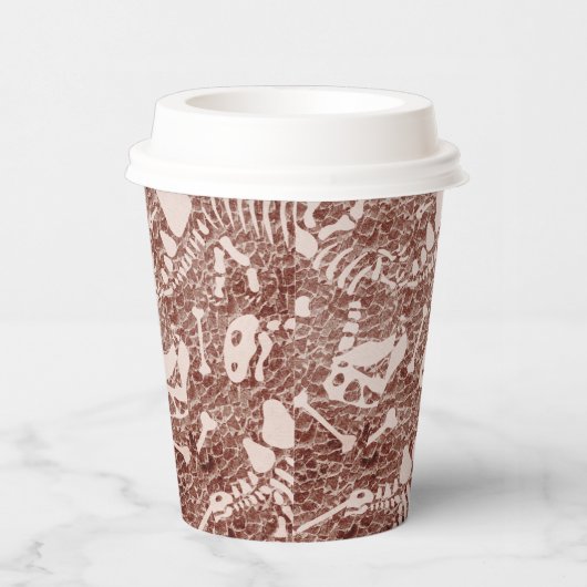 Dino Dig braun Pappbecher (Rechts)