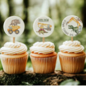 Dino-Dig Cupcake Topper Sheet