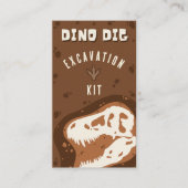 Dino Dig Dinosaur Grabungskit - Vorzugkarten Begleitkarte (Vorderseite)