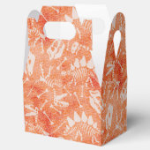Dino Dig Orange Favor Box Geschenkschachtel (Geöffnet)