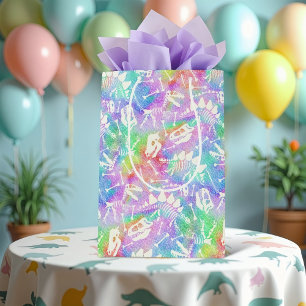 Dino Dig Regenbogen Mittlere Geschenktüte