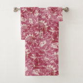 Dino Dig rosa Badetuch Set (Insitu)