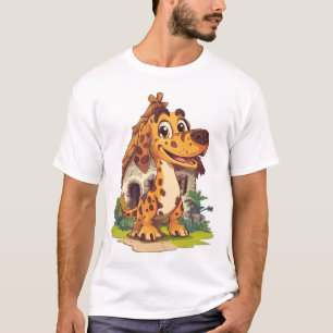 Dino Dog � Prähistorischer lustiger Welpe T-Shirt