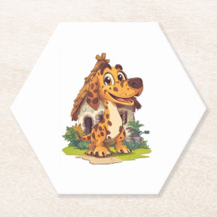Dino Dog � prähistorisches Funny Pup Untersetzer