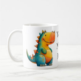 Dino Dreams – Personalised Whimsical Dinosaur  Kaffeetasse