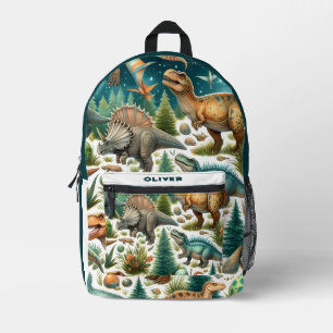 Dino Dreamscape Bedruckter Rucksack