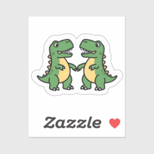 Dino Duo Aufkleber
