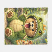 Dino Dylan Fleecedecke (Vorderseite (Horizontal))