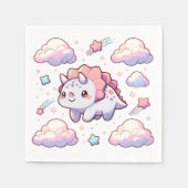 Dino Elegant Dinosaur Babydusche Serviette (Vorderseite)