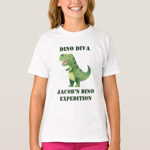 Dino-Entdecker-Schwester-Dinosaurier-Geburtstagsfe T-Shirt