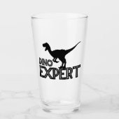 Dino Expert - Dinosaurier Lovers Glas (Vorderseite)
