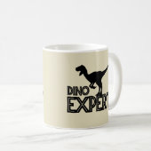 Dino Expert - Dinosaurier Lovers Kaffeetasse (VorderseiteRechts)