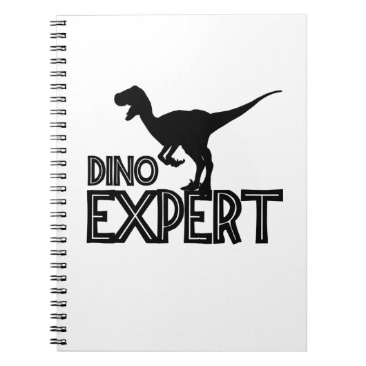Dino Expert - Dinosaurier Lovers Notizblock (Vorderseite)
