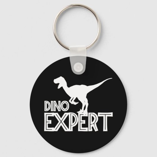 Dino Expert - Dinosaurier Lovers Schlüsselanhänger (Vorderseite)