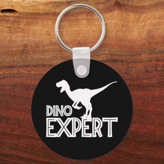 Dino Expert - Dinosaurier Lovers Schlüsselanhänger (Vorderseite)