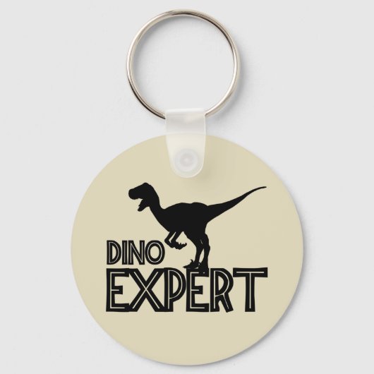 Dino Expert - Dinosaurier Lovers Schlüsselanhänger (Vorderseite)