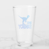 Dino Fanboy - Dinosaur Lover Glas (Rückseite)