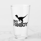 Dino Fanboy - Dinosaur Lover Glas (Vorderseite)
