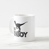 Dino Fanboy - Dinosaur Lover Kaffeetasse (Vorderseite Links)