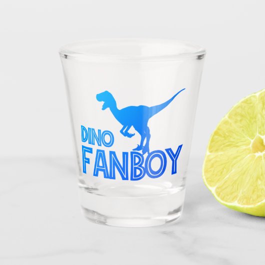 Dino Fanboy - Dinosaur Lover Schnapsglas (Vorderseite)