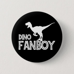 Dino-Fanboy - Dinosaurierliebhaber Button