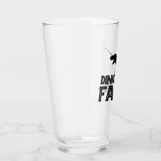 Dino Fangirl - Dinosaur Lover Glas (Rechts)