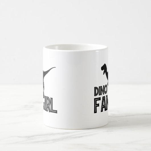 Dino Fangirl - Dinosaur Lover Kaffeetasse (Mittel)