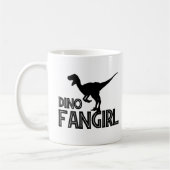 Dino Fangirl - Dinosaur Lover Kaffeetasse (Links)