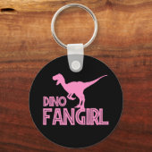 Dino Fangirl - Dinosaur Lover Schlüsselanhänger (Vorderseite)