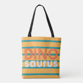 Dino farbenfrohe Kindertasche, Jurassik Dinosaurie Tasche (Rückseite)