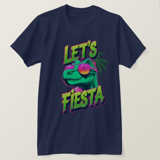 Dino Fiesta Vibes T-Shirt (Design vorne)