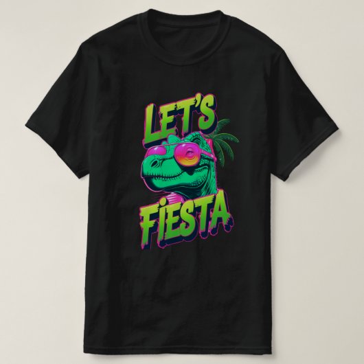 Dino Fiesta Vibes T-Shirt (Design vorne)