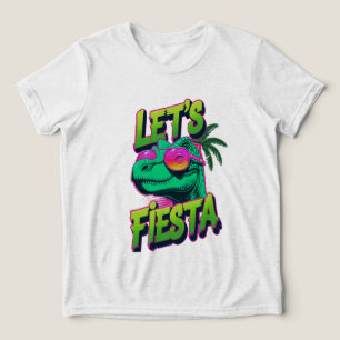 🦖 Dino Fiesta Vibes T-Shirt Tri-Blend Shirt