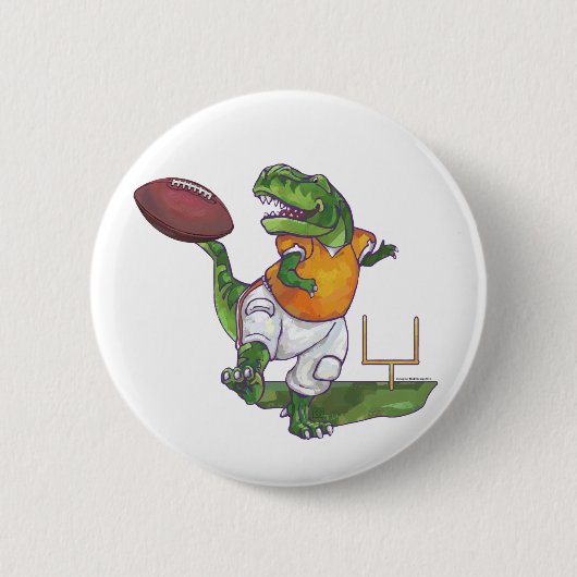 Dino Football Player Button (Vorderseite)